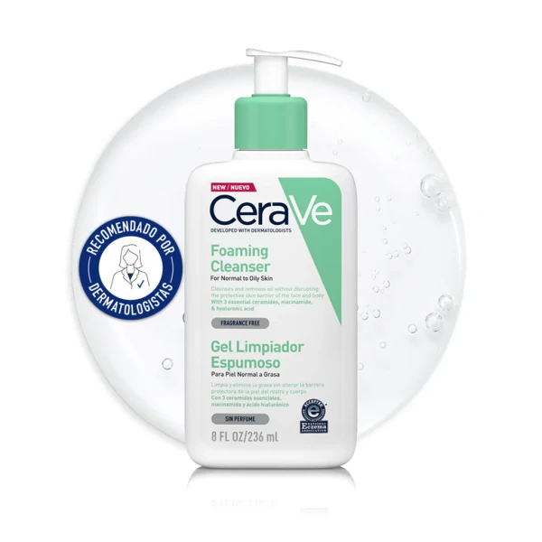 CERAVE CLEANSER ESPUMA LIMPEZA FACIAL 236ML