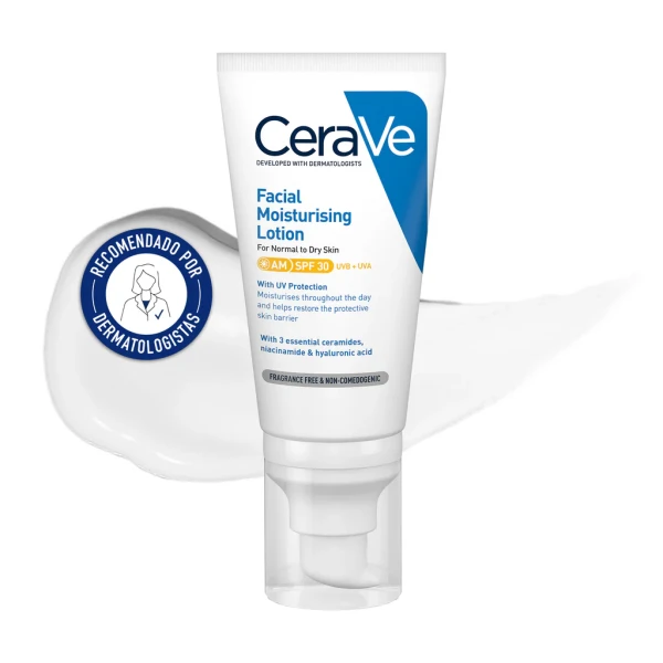 CERAVE HIDRATAÇÃO CERAVE HIDRATAÇÃO LOÇÃO ROSTO HIDRAT AM SPF30 52ML