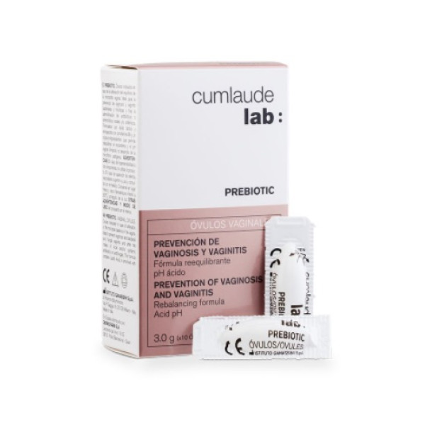 CUMLAUDE PREBIOTIC OVUL VAG 3G X10 10UNIDADE(S)