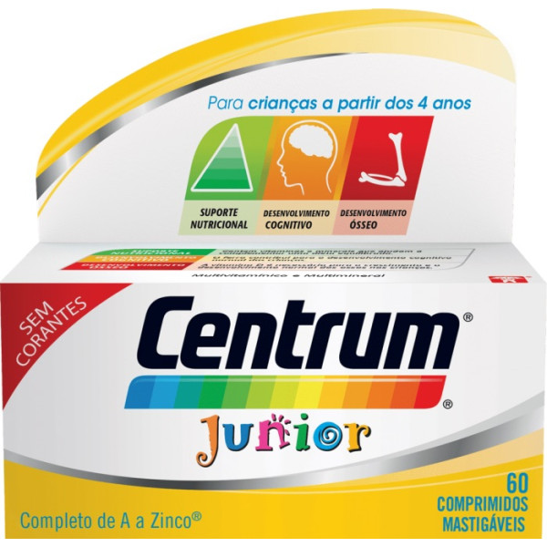 Centrum Junior Comprimidos Mastigaveis Novo Sab x 60