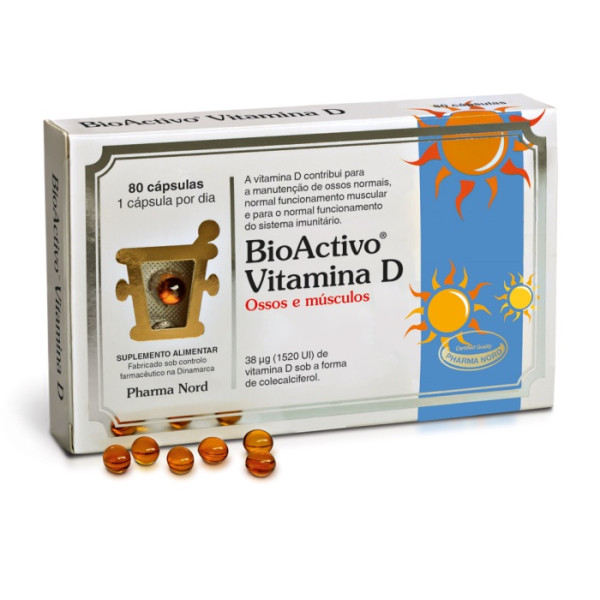 BIOACTIVO VITAMINA D CAPSX80