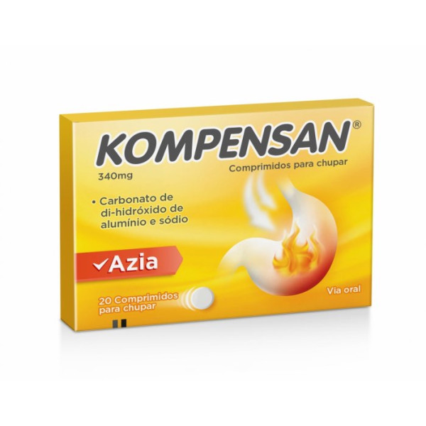 Kompensan 340 mg 20 Comp Chup