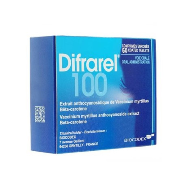 Difrarel 100 mg 60 Comp Rev