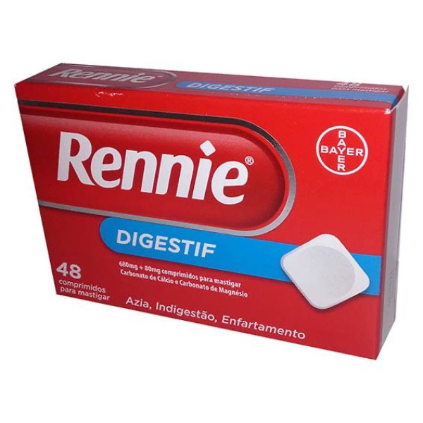 Rennie Digestif 680 mg + 80 mg 48 Comp Mast