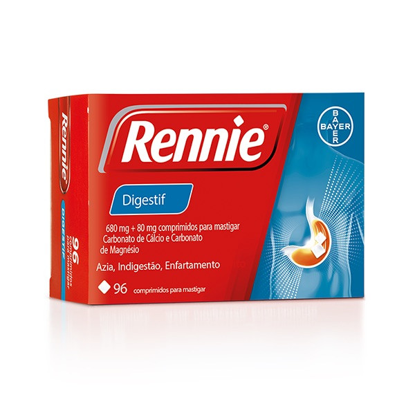 Rennie Digestif 680 mg + 80 mg 96 Comp Mast