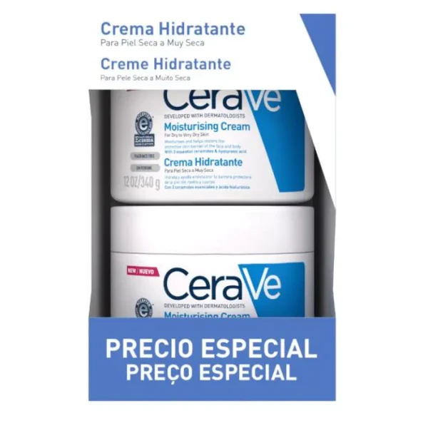 CERAVE HIDRATAÇÃO PROMO CREME HIDRAT DIÁRIO 2X340G + DESC 25% 2ª EMBALAGEM