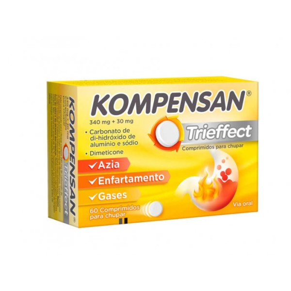 Kompensan-S 340 mg + 30 mg 60 Comp Chup