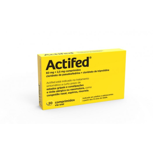 Actifed 60 mg + 2,5 mg 20 Comp