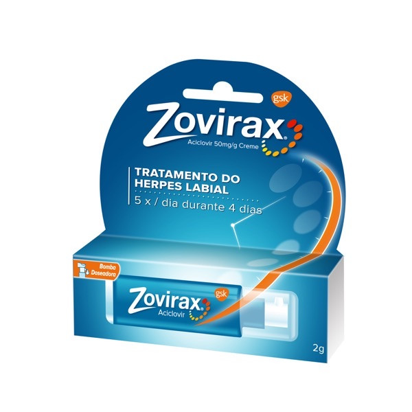 Zovirax 50 mg/g 2 g Cr