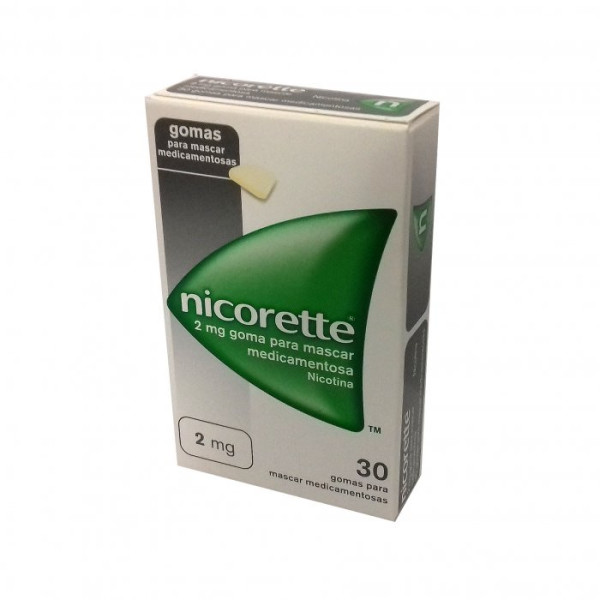 Nicorette 2 mg 30 Goma Masc Med