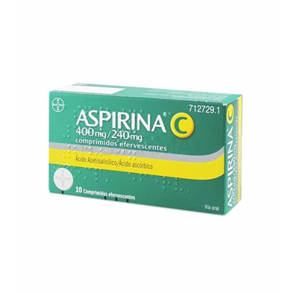 Aspirina C 400 mg + 240 mg 10 Comp Eferv