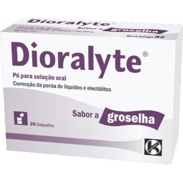 Dioralyte (Sabor Groselha) 20 Pó Sol Or