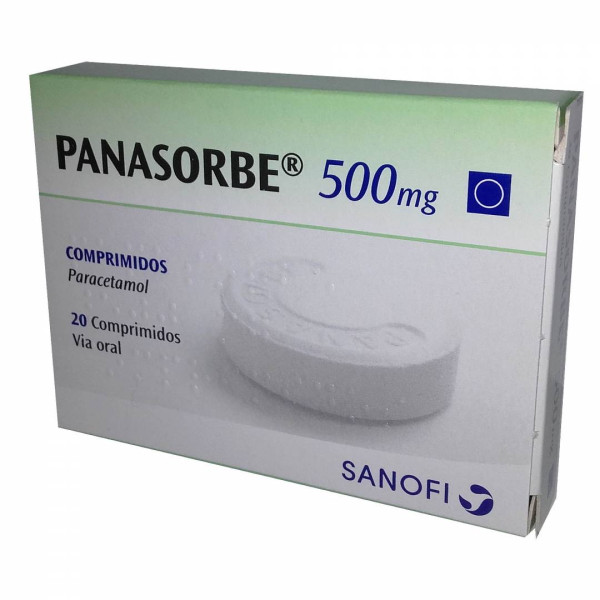 Panasorbe 500 mg 20 Comp