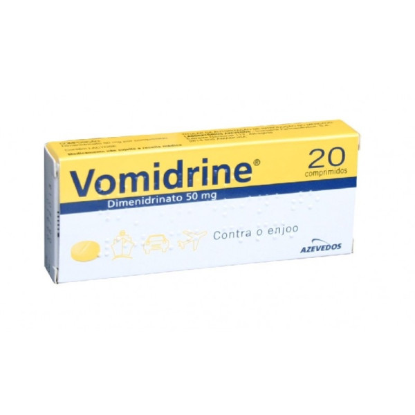 Vomidrine 50 mg 20 Comp