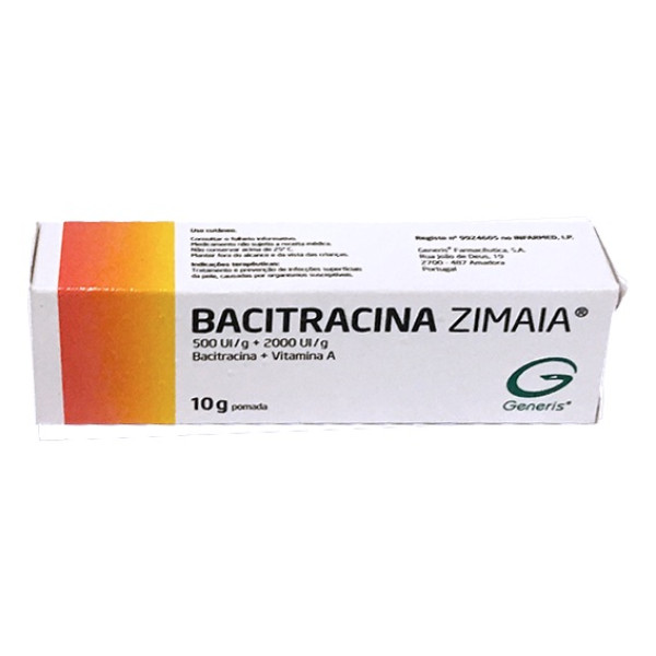 Bacitracina Zimaia 500 U.I./g + 2000 U.I./g 10 g