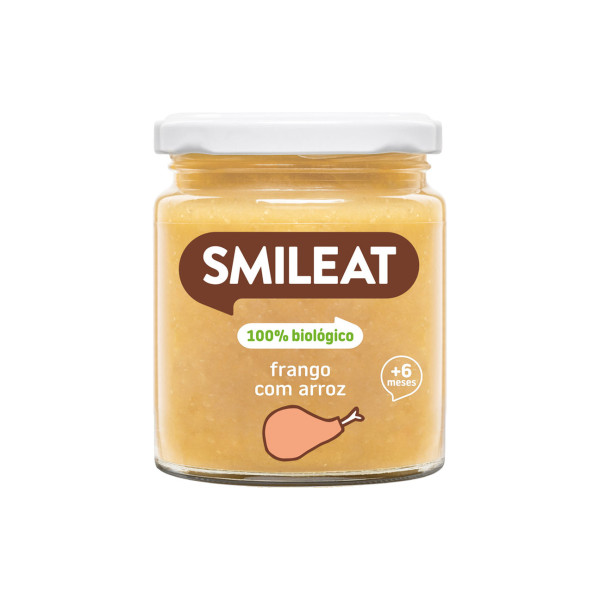 SMILEAT Boião Frango com Arroz Biológico - 230gr.