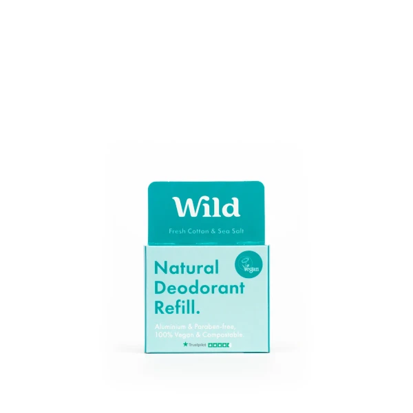 WILD Deo Recarga Algodão Fresco e Sal Marinho 40g