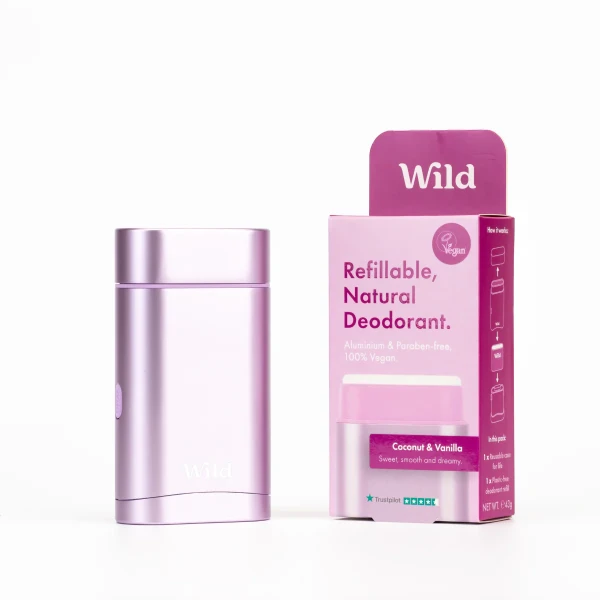 WILD Deo Caixa e Recarga Coco e Baunilha 40g