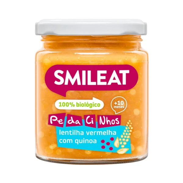 SMILEAT Boião Pedacos de Lentilhas e Quinoa Biológico 230g