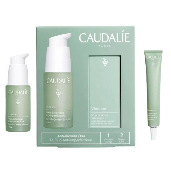 CAUDALIE COFFRET VINOPURE 2024 SERUM OFERTA STOP BORBULHAS