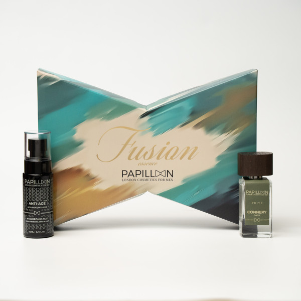 PAPILLON COFFRET FUSION CONNERY PARF + ANTI AGE 50ML